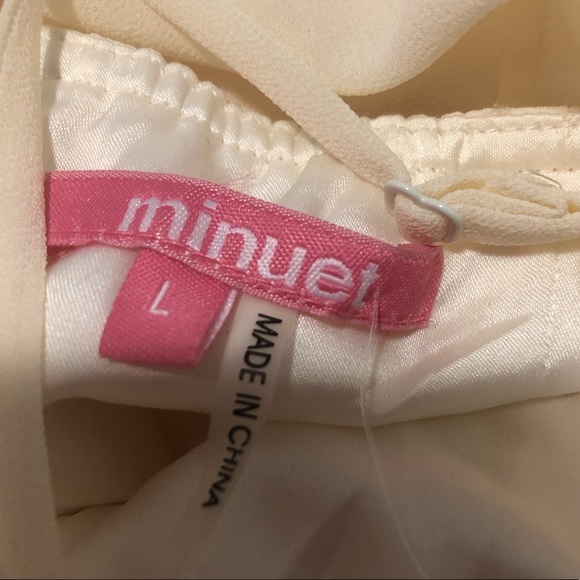 Honey Chiffon Dress Ivory - Picture 4 of 6